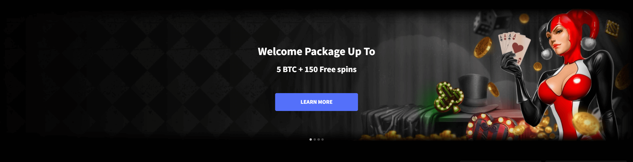 Welcome Package Bonus at Mirax Casino